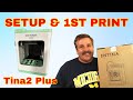 Easily Setup the Entina Tina2  Plus & First Print in Minutes #3dprinter