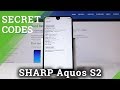 SHARP Aquos S2 Secret Codes - Enter Hidden Modes / Secret Options