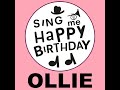 happy birthday ollie reggae version