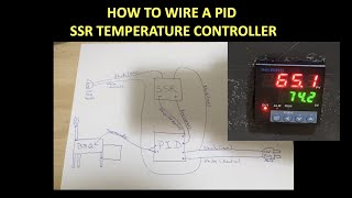 How to wire a PID SSR Temperature controller.