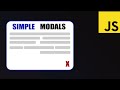 How To Create MODAL(Popup) with JavaScript and HTML/CSS | Javascript Tutorial