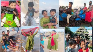 #DJAbhiruchulu Chennai merina beach vlog|| Good stuff for new mom's|| mind refreshment trip