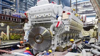 Building The Most Powerful Engine in the World And Engine Crankshaft Exchange Process