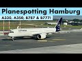 Planespotting Hamburg (HAM) with A330, A350, B787 & B777! | August 2024