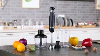 Willsence Hand blender-  blend, chop and puree ingredients on the fly