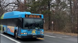 MCDOT Ride On 2014 Gillig Low Floor Advantage 5853 On Route 61