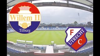 Willem II - FC Utrecht: Laatste minuten (HD 1080P)