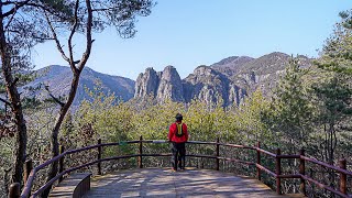 유네스코 세계지질공원, 경북 청송 주왕산국립공원 등산.