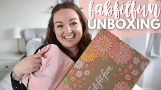 FabFitFun Spring UK Unboxing 📦🌷 (+ new Kate Spade bag!) • American Lifestyle Subscription Box Review