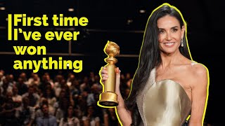 Demi Moore Wins Best Female Actor – 82nd Annual Golden Globes - About Demi Moore