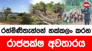 රන්මිනිතැන්නේ හක්කලං කරන රාජපක්ෂ අවතාරය