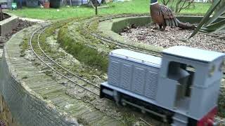 First run trial run of Bole Laser Craft's new Hunslet 125 h.p. locomotive kit