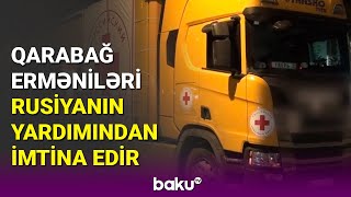 Rusiyanın yük avtomobili hələ də Bərdədə gözləyir