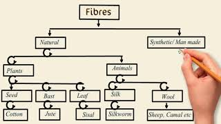 Types of Fibres, Difference between Natural and Man made Fibres