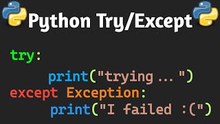 Python Try & Except in 2 minutes!