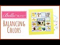 How to Balance Colors | 12x12 Scrapbook Layout | Bella Blvd DT