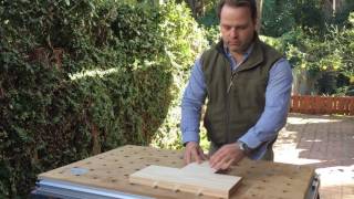 Using AusDogs to clamp at 90 degrees on Festool MFT table