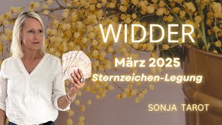 Widder März 2025 || Du beendest eine Situation und holst dir dein Glück 🍀 || Sternzeichen-Legung