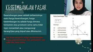 Proses Terjadinya Titik Keseimbangan Pasar