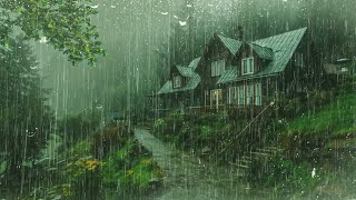 🔴 비 내리는 밤에 불면증을 위한 폭우, 빠르게 잠드는 빗소리 ASMR , Relax백색소음
