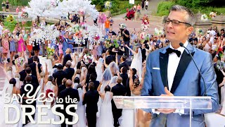 Randy Fenoli Marries 52 Couples in Central Park! | Say Yes To The Dress America