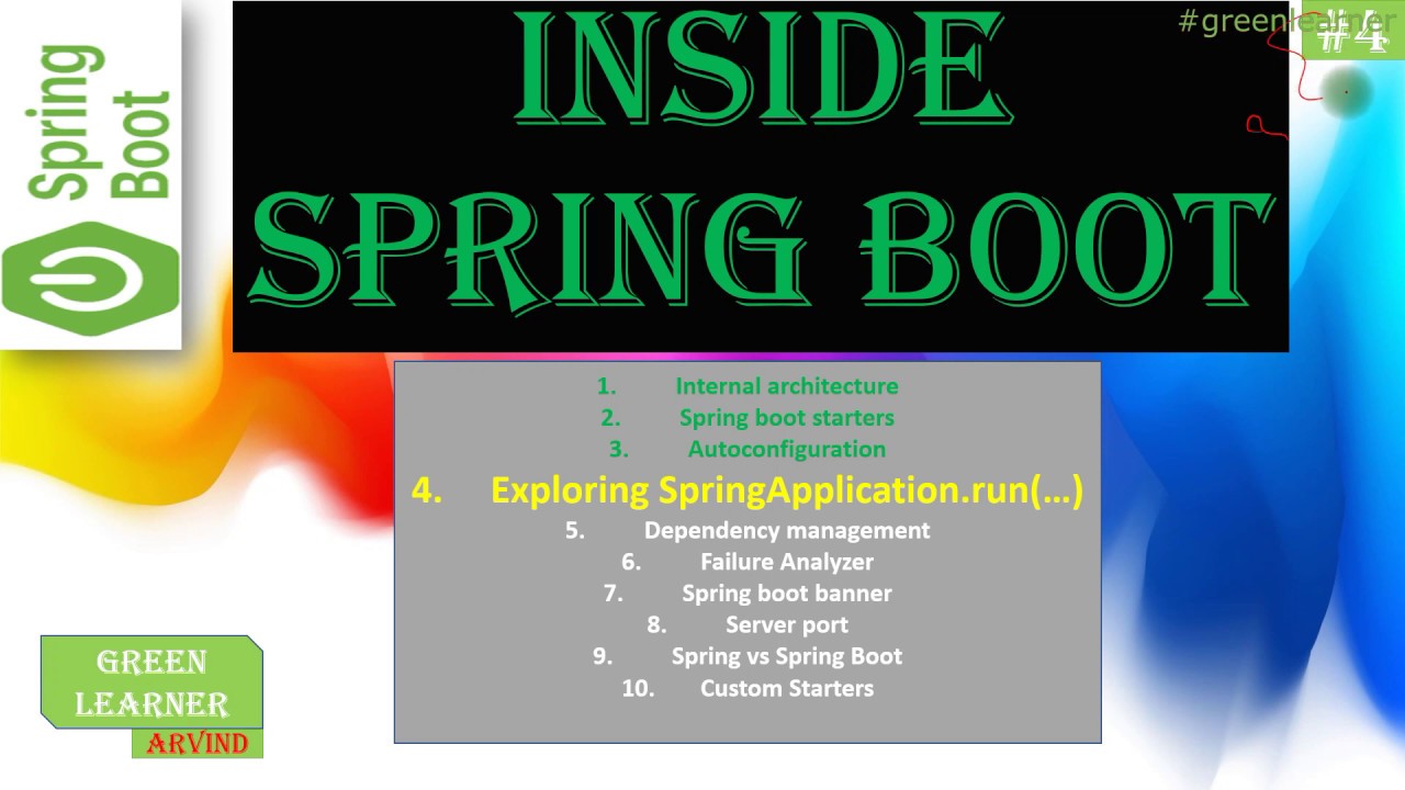 4 Spring Boot Internals || Starting Point Of Spring Boot Application ...