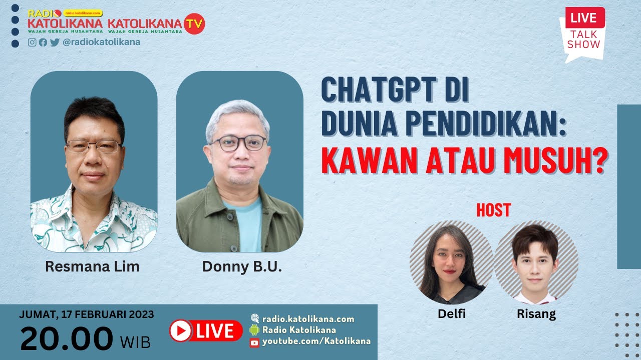 CHATGPT DI DUNIA PENDIDIKAN: KAWAN ATAU MUSUH? - YouTube