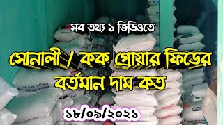 সোনালী কক গ্রোয়ার ফিডের দাম কত? সোনালি মুরগির খাবারের বস্তার দাম কত? জেনে নিন।