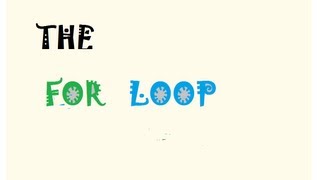 Flash and As3 Tutorial : How to Use the for loop in flash