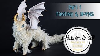 Aurum the Golden Dragon poseable art doll - Part 1