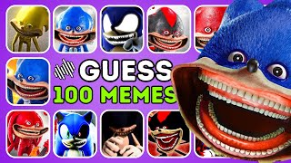 Guess 100 Sonic Meme And Dances ULTIMATE CHALLENGE