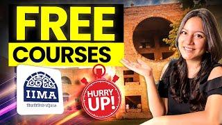 FREE Courses by IIM Ahmedabad | Starting Soon!