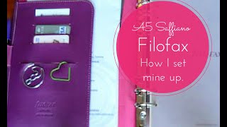 How I set up my A5 Saffiano FiloFax | A Style of Living