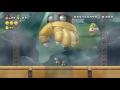 New Super Mario Bros. U - All Bosses (2 player)