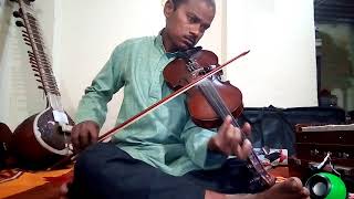 Ae mere humsafar,violin instrumental in gayki style.