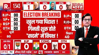 Lok Sabha Election 2024 Results LIVE: पिटारा खुला, सदमें में विपक्ष | PM Modi | NDA -245 | INDIA- 96