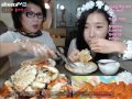 피트니스요정 100일기념 엄마랑 킹크랩 먹방 eatingshow 150915