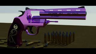 Revolver .357 Magnum in 3D Design