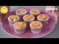 espacio libre de gluten jumbo más muffins de manzana