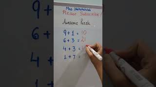 awesome puzzle #viral #mathspuzzle #trending #youtubeshort #math #mathshorts #viralshort #shorts