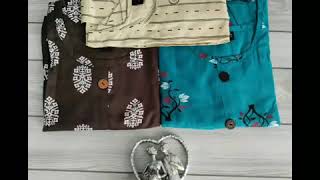 Rayon xxl umbrella kurtis.. set of 1(3pcs)