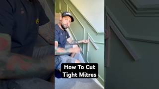 How To Cut The Perfect Acute Angles For Paneling #construction  #home #trim #perfect #impossible