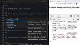 Assignment Array And String Methods BJaadg in JavaScript for Beginners