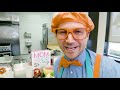 blippi makes fruit popsicles learn about healthy eating for kids educational video for toddlers