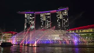 Singapore Marina Bay Sands Spectra Light Show