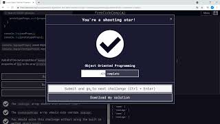 Object oriented programming (11/26) | Iterate Over All Properties | freeCodeCamp