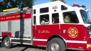 Regina Fire Department Engine 4A Responding