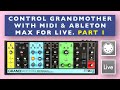 Moog Grandmother control with Ableton Live & MIDI. Tutorial