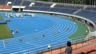 【2012都民大会】400ｍ決勝　古藤さん選手紹介で力尽きる