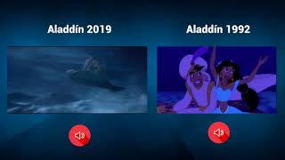 Comparación Aladdín un mundo ideal 1992-2019